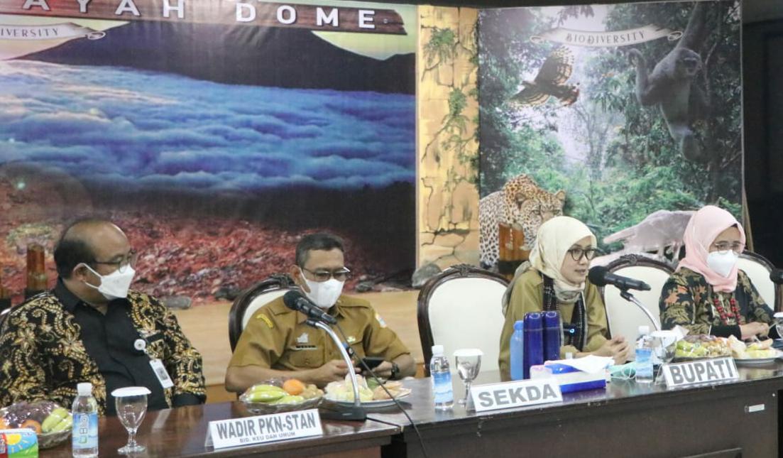 Tingkatkan Sinergitas, Pemkab Lebak Bersama Kanwil DJKN Banten Gelar Sharing Session