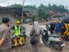 Satpol PP Pandeglang Hentikan Pembangunan Gudang Semen Bangkonol Satpol PP Pandeglang