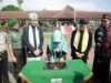 Dewi Resmikan GOR Cikupa, Sebut Upaya Pemerintah Daerah Wujudkan Masyarakat Pandeglang yang Sehat Bupati Raden Dewi Setiani menandatangani prasasti GOR Cikupa