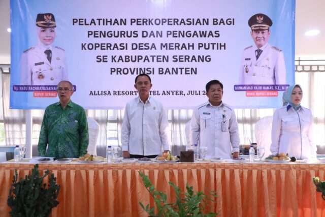 Pelatihan ketua dan pengawas Koperasi Desa Merah Putih Pelatihan ketua dan pengawas Koperasi Desa Merah Putih di Kabupaten Serang