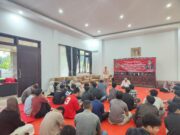 Anggota DPRD Banten Emuy Mulyanah Sosialisasikan Peraturan Daerah Pada Aktivis GMNI Lebak Emuy Mulyanah, anggota Fraksi PDI Perjuangan DPRD Banten