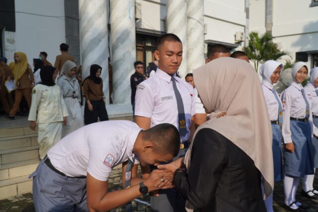 Pelepasan duta Paskibra Pandeglang Pelepasan duta Paskibra Pandeglang