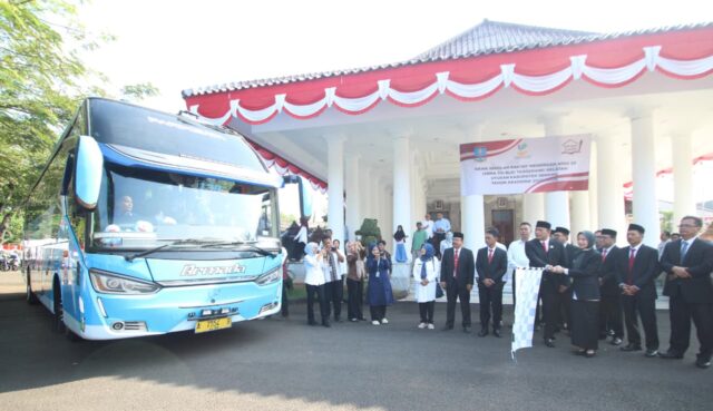 Pelepasan pelajar Sekolah Rakyat Kabupaten Serang
