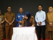 RPJMD 2025-2029 Diteken, Bupati Zakiyah Janji Jadikan Kabupaten Serang Pelopor Program Swasembada Pangan Penandatanganan berita acara RPJMD Kabupaten Serang Tahun 2025-2029