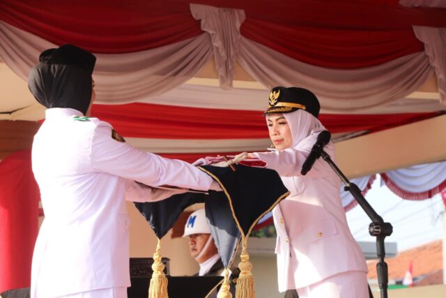 Upacara pengibaran bendera HUT ke-80 Kemerdekaan RI