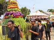 Wujudkan Rasa Syukur, Warga Kalapa Cagak Kecamatan Sobang Gelar Tradisi Sedekah Bumi Tradisi adat sedekah bumi