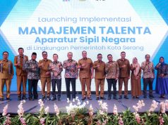 Pemkot Serang Luncurkan Manajemen Talenta ASN, Gubernur Banten Andra Soni Mengapresiasi Peluncuran Manajemen Talenta Pemkot Serang