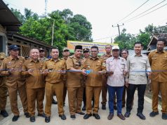 Dibiayai APBD Banten Rp3,84 Miliar, Program Bang Andra di Kecamatan Saketi Selesai Dibangun Program Bang Andra