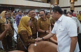 Bupati Dewi Tegaskan Pemkab Pandeglang Komitmen Dukung Program Swasembada Pangan Rakornas Antisipasi Musim Kemarau 2026
