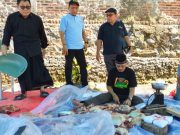 PWI dan SMSI Salurkan Daging Kurban Bantuan Gubernur dan Kapolda Banten Penyembelihan hewan kurban