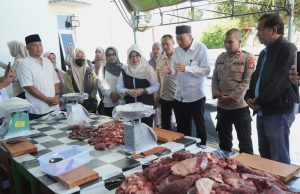 Bupati Pandeglang Dewi Pantau Penyaluran Daging Kurban Bantuan Presiden Hewan kurban bantuan Presiden