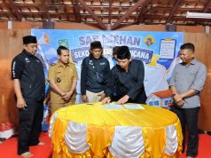 Terapkan Edukasi dan Mitigasi Bencana, Perkumpulan Boedak Saung Bersama PGRI Pandeglang Tandatangan MoU MoU Boedak Saung