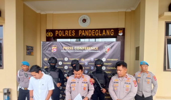 Membanggakan, Baru Dibentuk Tim URC Polres Pandeglang Berhasil Ungkap Kasus Curanmor di Enam TKP Polres Pandeglang