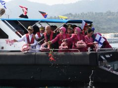 Peringati Hari Bhayangkara Ke-80, Dimyati dan Kapolda Banten Lakukan Gerakan Tabur Bunga di Selat Sunda Hari Bhayangkara ke-80