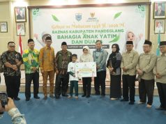 Peringati 10 Muharam, Bupati Dewi Berbagi Kebahagiaan dengan 230 Anak Yatim dan Duafa Bupati Pandeglang 