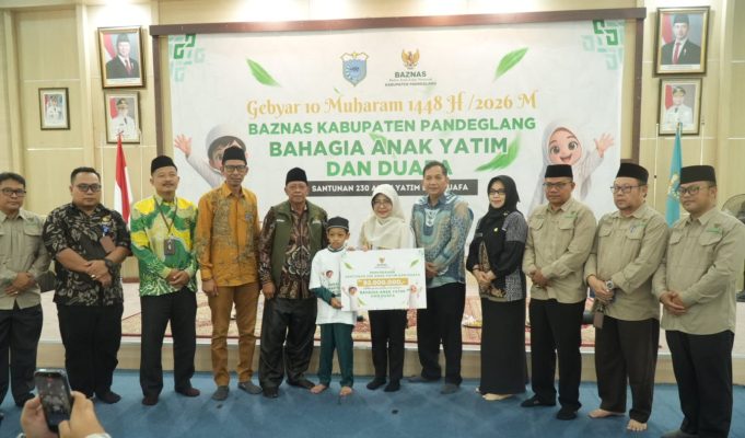 Peringati 10 Muharam, Bupati Dewi Berbagi Kebahagiaan dengan 230 Anak Yatim dan Duafa Bupati Pandeglang 