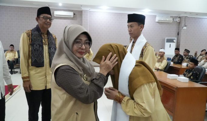 60 Orang Kafilah MTQ Kabupaten Pandeglang Dilepas Bupati, Ini Pesan yang Disampaikannya! Bupati Raden Dewi Setiani