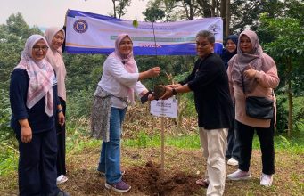 Jaga Kelestarian Alam, Mahasiswa Pascasarjana Uniba Tanam Bibit Meranti di Kawasan Tahura Mahasiswa Uniba