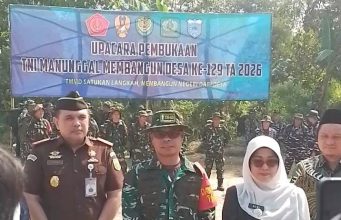 TMMD ke-129 Kabupaten Pandeglang Dimulai, Dandim: Satukan Langkah Membangun Negeri dari Desa Pembukaan TMMD ke-129 Pandeglang