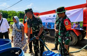 Bersama Dandim 0601/Pandeglang, Danrem 064/MY Tinjau Progres Pembangunan Program TMMD ke-129 Danrem 064/Maulana Yusuf Brigjen TNI Daru Cahyadi Soeprapto