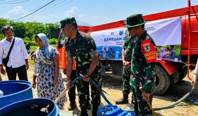 Bersama Dandim 0601/Pandeglang, Danrem 064/MY Tinjau Progres Pembangunan Program TMMD ke-129 Danrem 064/Maulana Yusuf Brigjen TNI Daru Cahyadi Soeprapto