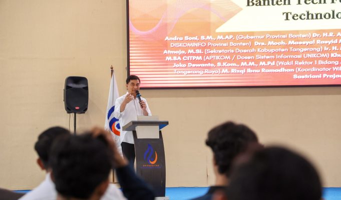Dimyati Ajak Mahasiswa Tingkatkan Inovasi Teknologi: Dengan Teknologi Semua Bisa Lebih Efisien Wakil Gubernur Achmad Dimyati Natakusumah