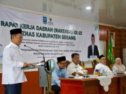 Najib Hamas Dorong Baznas Kembangkan Penyaluran ZISWAF Berbasis Pemberdayaan Rakerda Baznas Kabupaten Serang ke-23