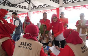 Pemkab Pandeglang Maksimalkan Pelayanan CKG, Bupati: Jangan Menunggu Sakit Baru Memeriksakan Diri Pelaksanaan program Cek Kesehatan Gratis