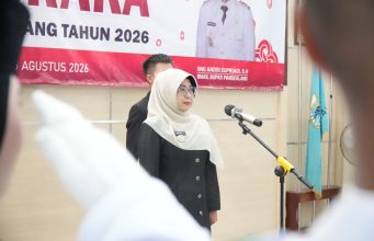 Bupati Dewi Ingatkan Anggota Paskibraka Agar Jadi Generasi Berkarakter, Berintegritas, dan Cinta Tanah Air Pengukuhan anggota Paskibraka Kabupaten Pandeglang