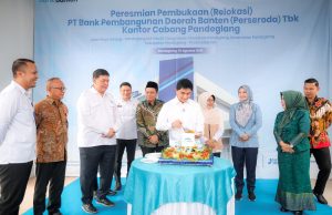 Perkuat Kualitas Layanan, Bank Banten Terus Lalukan Ekspansi Relokasi PT. Bank Banten kantor Cabang Pandeglang