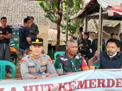 Semarak HUT Ke- 81 Kemerdekaan RI, Kapolsek Mandalawangi Buka Turnamen Sepak Bola HUT ke- 81 Kemerdekaan RI