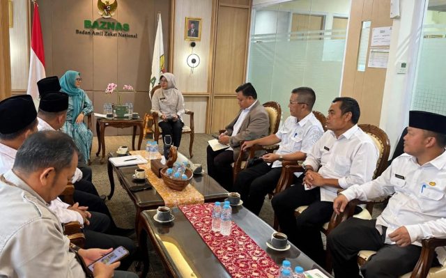 Bupati Pandeglang Raden Dewi Setiani berkunjung ke kantor Baznas RI