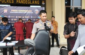 Satreskrim Polres Pandeglang Berhasil Ungkap Kasus Curanmor, Empat Unit Motor Hasil Curian Diamankan Kapolres Pandeglang AKBP Sonny Harsono