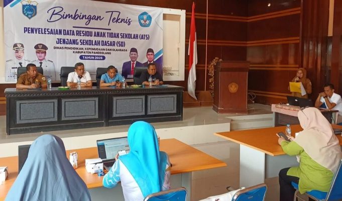 Disdikpora Pandeglang Gelar Bimtek Penanganan Anak Tidak Sekolah Bimtek Penanganan Anak Tidak Sekolah di Pandeglang