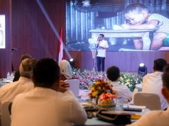 Gubernur Banten Andra Soni Ingatkan Jajaran Pemprov agar Jaga Amanah dan Kepercayaan Masyarakat Gubernur Banten Andra Soni menyampaikan sambutan pada Workshop Integritas